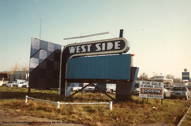 West Side Drive-In Theatre - MARQUEE FROM HARRY SKRDLA